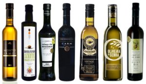 selection of portuguese olive oil bottles